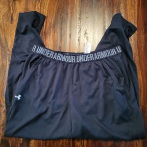 UNDER ARMOUR HEATGEAR JOGGERS ADULT M BLK EXCELLENT CONDITION